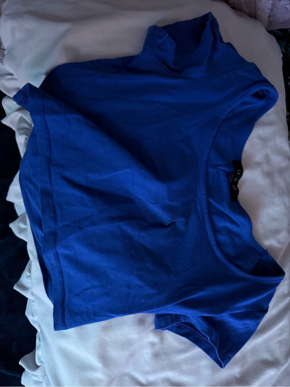Vibrant Royal Blue Crop Top